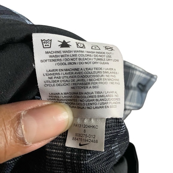 Nike Women's Plaid Dri-Fit Performance Wear Tour Golf Pant - Picture 8 of 10